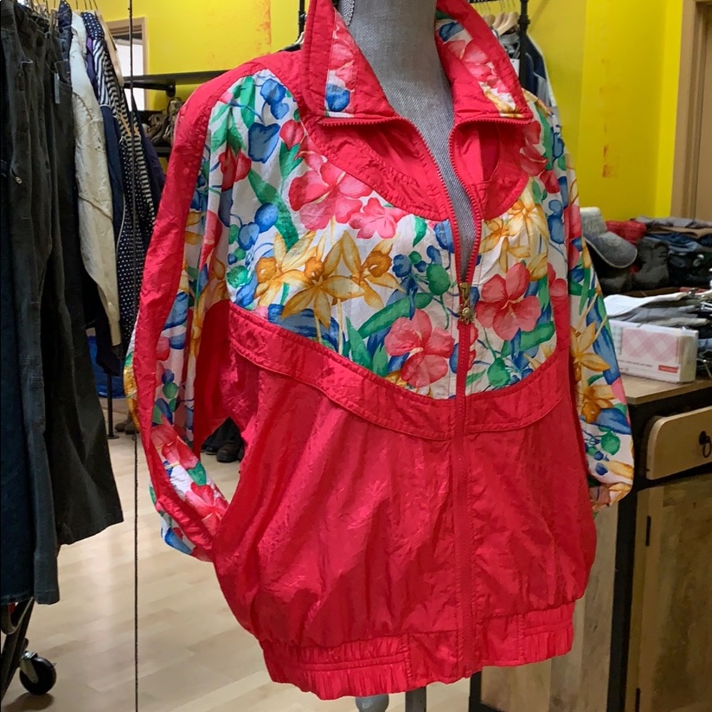 LAVON Vintage Women BOMBER Windbreaker Size Med